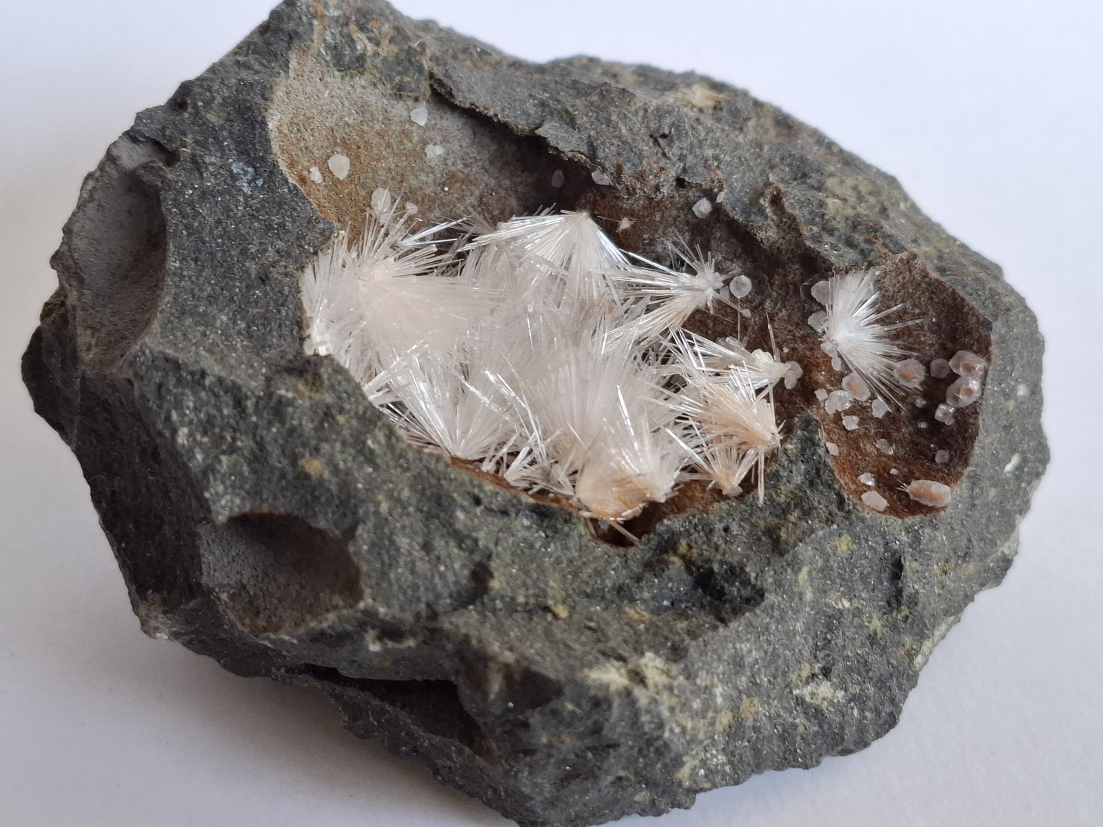 Aragonite, Calcite
8 x 7 cm
(Autor: Volkmar Stingl)