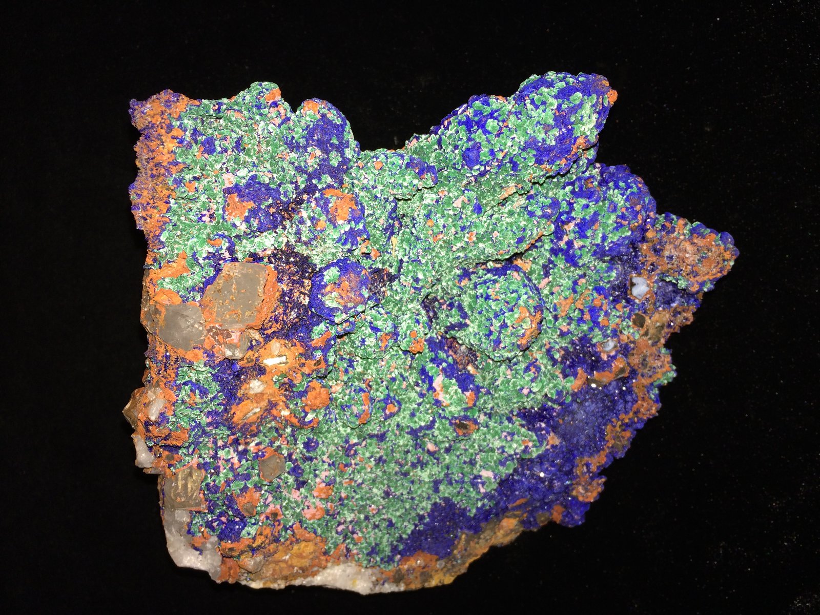 Azurite, Malachite
160 mm x 135 mm x 95 mm
(Autor: Robert Seitz)