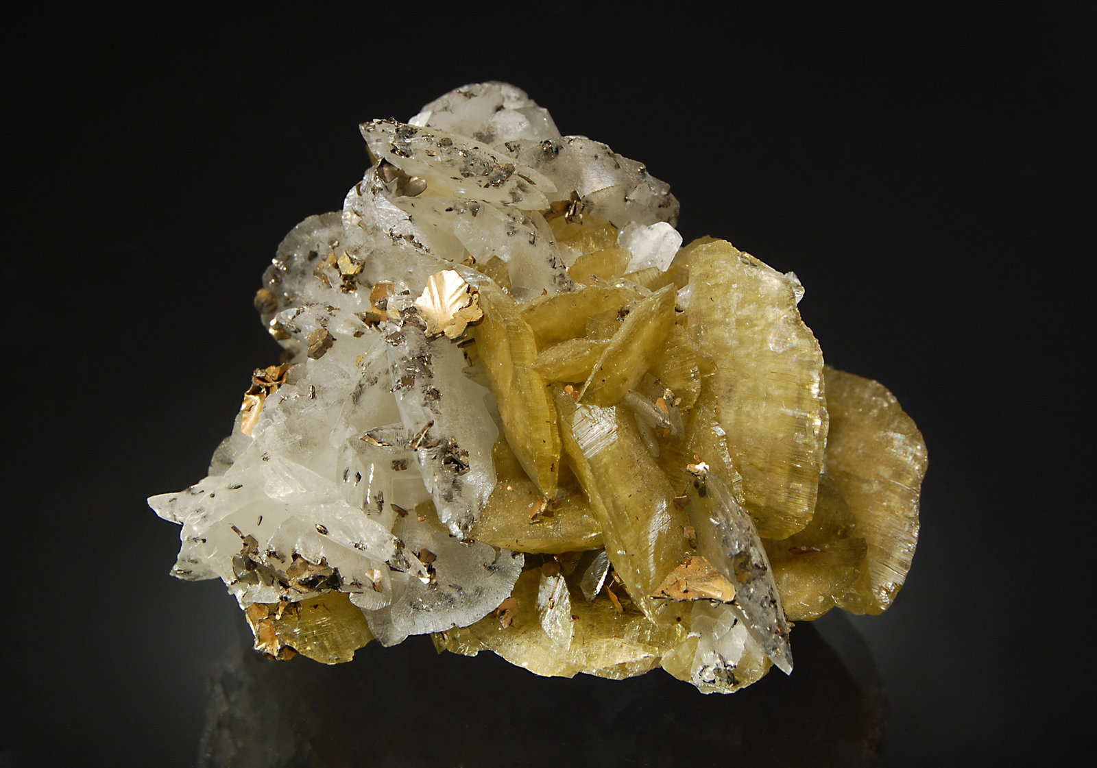 Siderite, dolomite, cubanite
5.5 x 6.1 cm
(Autor: Michael Shaw)