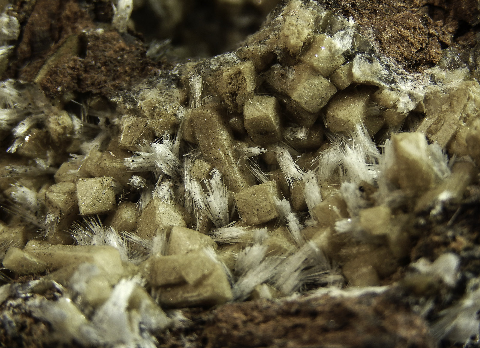 Olmiite with Bultfonteinite
100 x 40 x 20 mm
(Autor: Rob Schnerr)