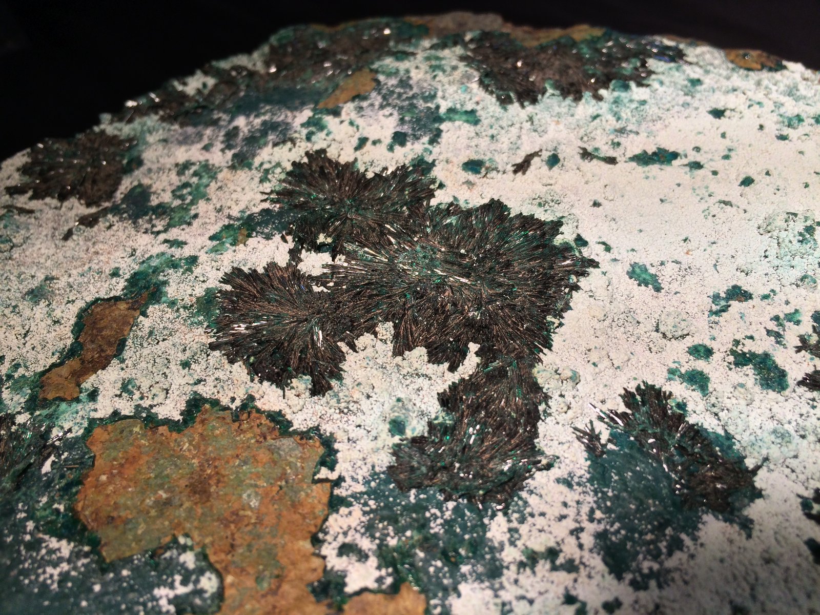 Atacamite, Halloysite
270 mm x 140 mm x 55 mm
(Autor: Robert Seitz)