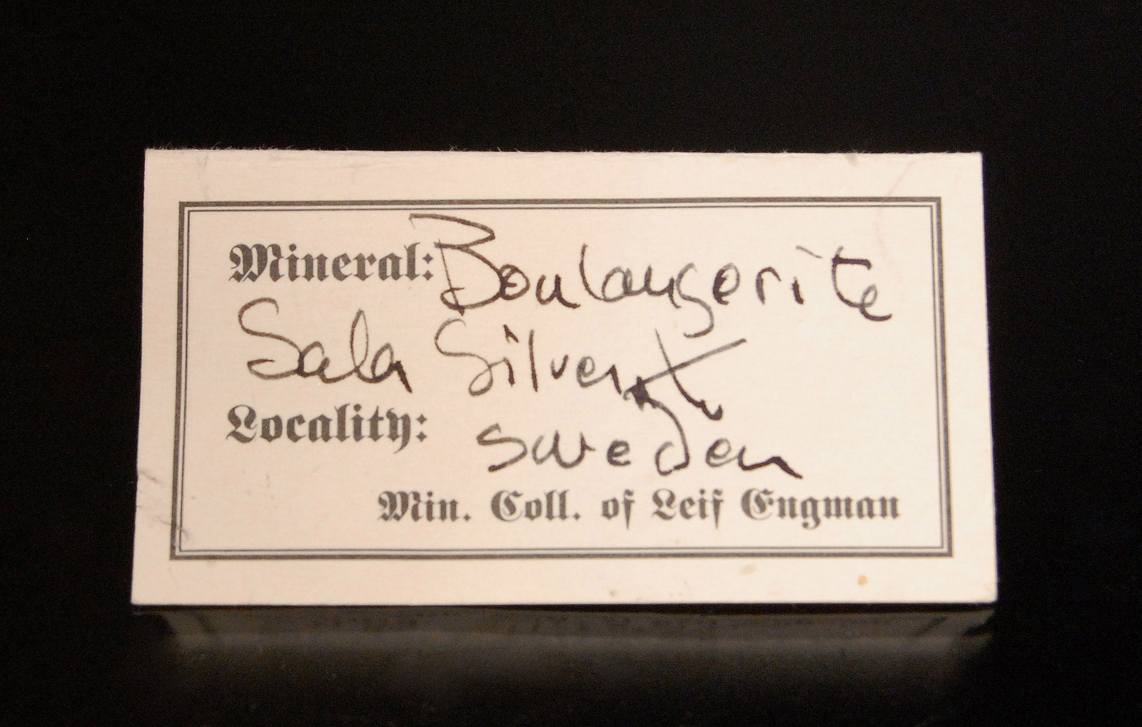 _ Boulangerite Label
(Autor: Michael Shaw)