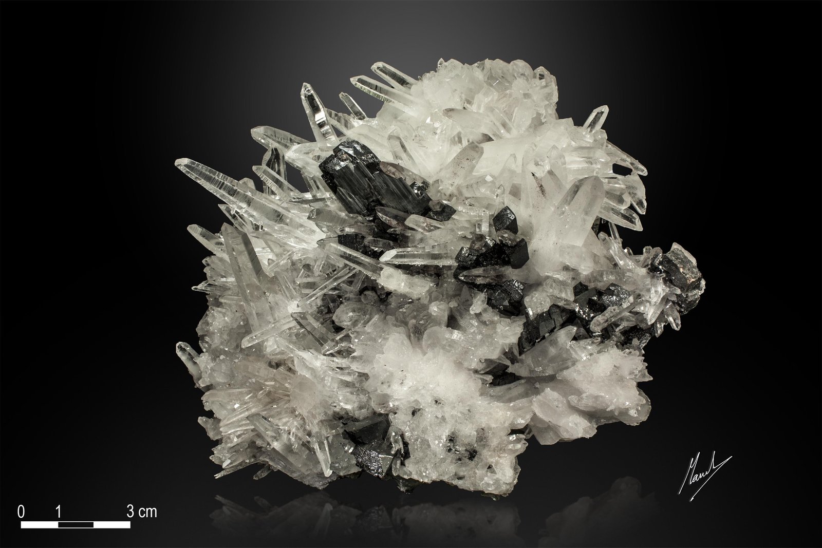 Hübnerite and Quartz
138 x 134 mm
(Autor: Manuel Mesa)