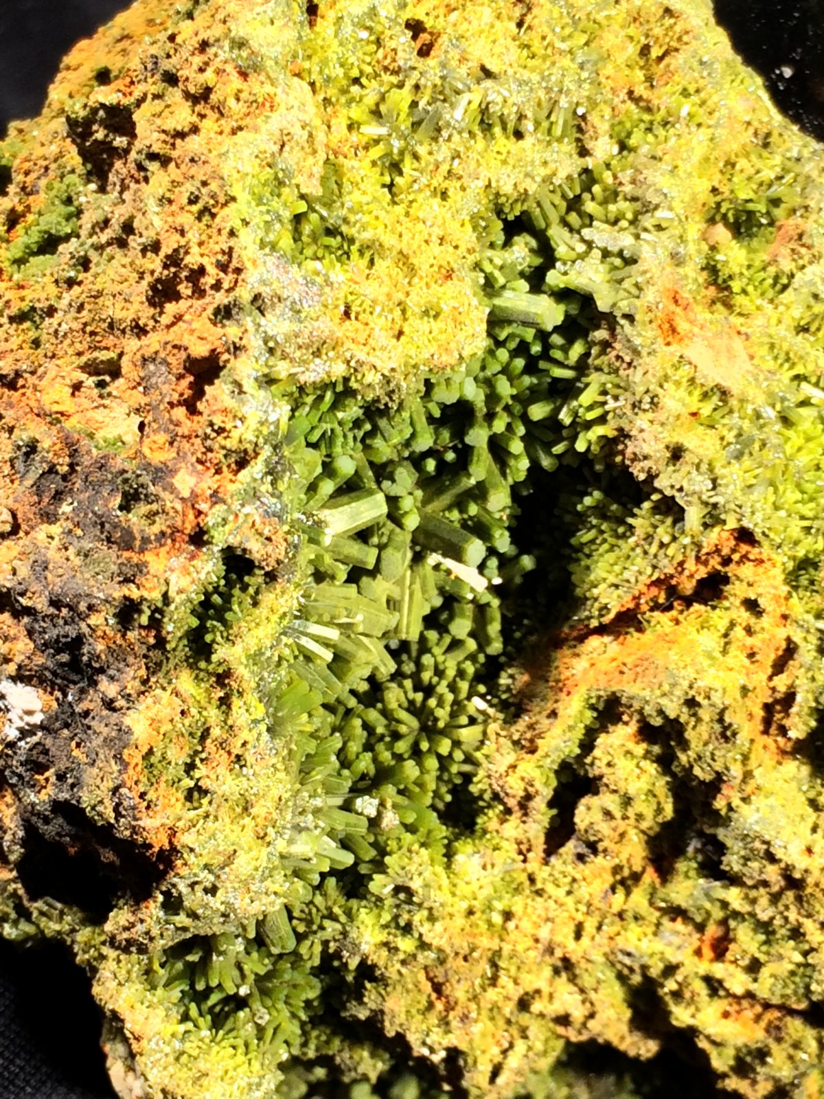Pyromorphite
90 mm x 75 mm x 60 mm
(Autor: Robert Seitz)