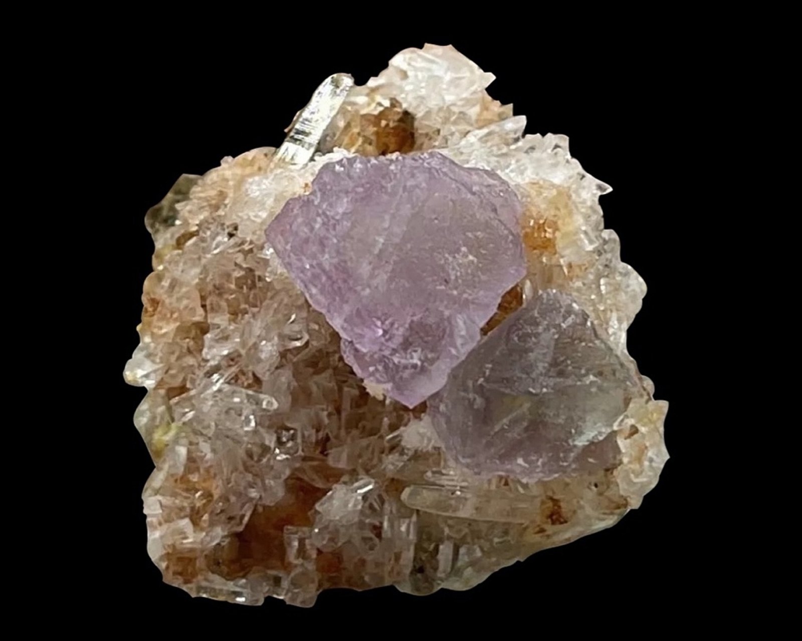 Fluorite and Creedite
27x26x21mm
(Autor: david916)