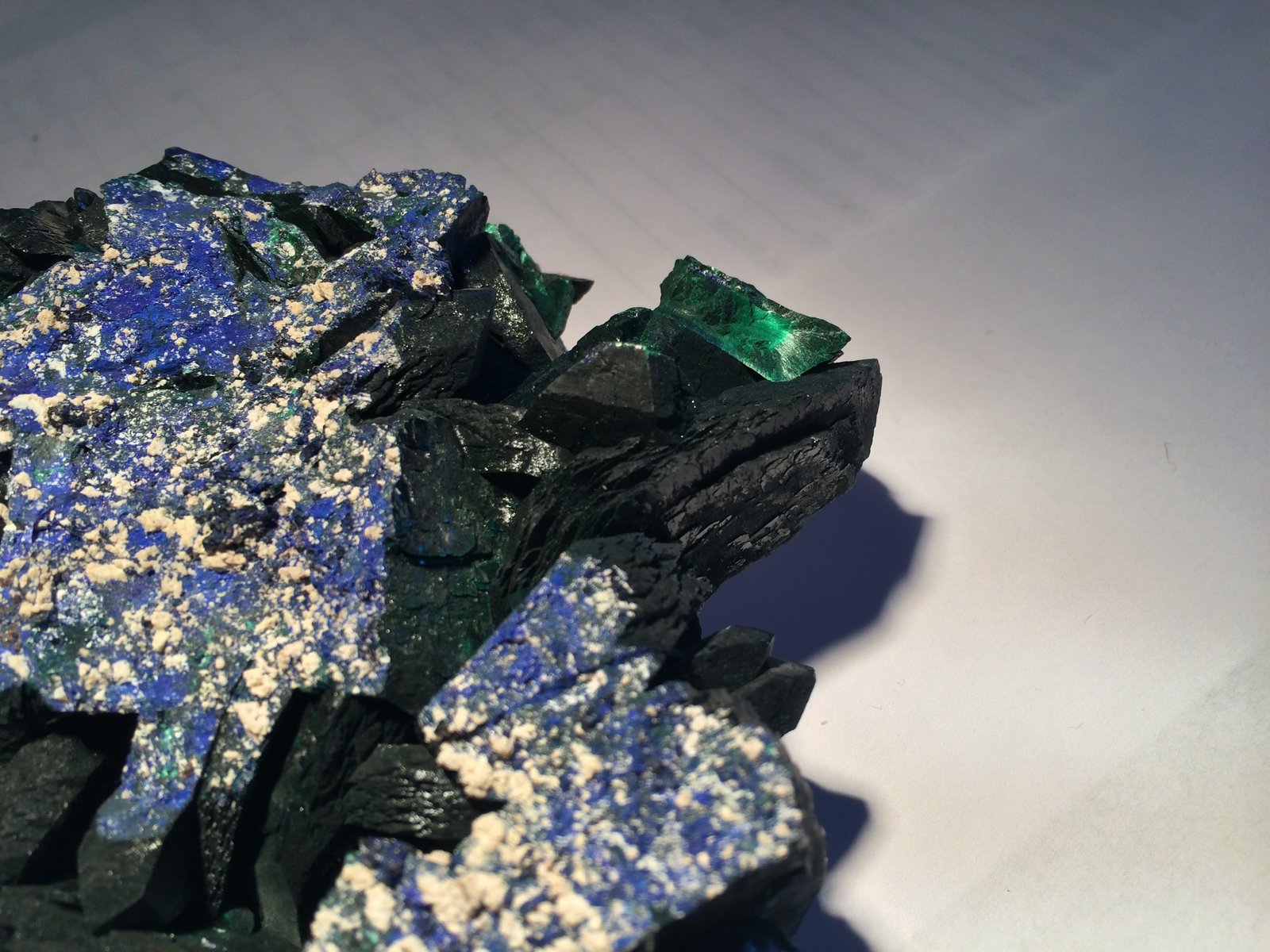 Malachite (after Azurite)
180 X 130 X 35 mm (section)
(Autor: Robert Seitz)