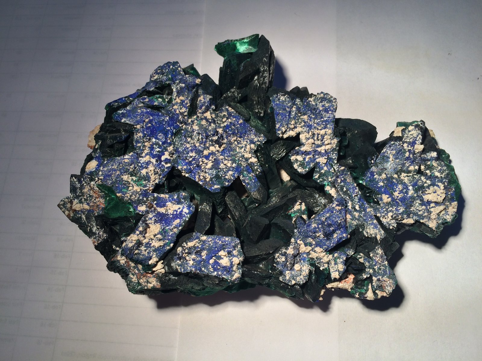 Malachite (after Azurite)
180 X 130 X 35
(Autor: Robert Seitz)