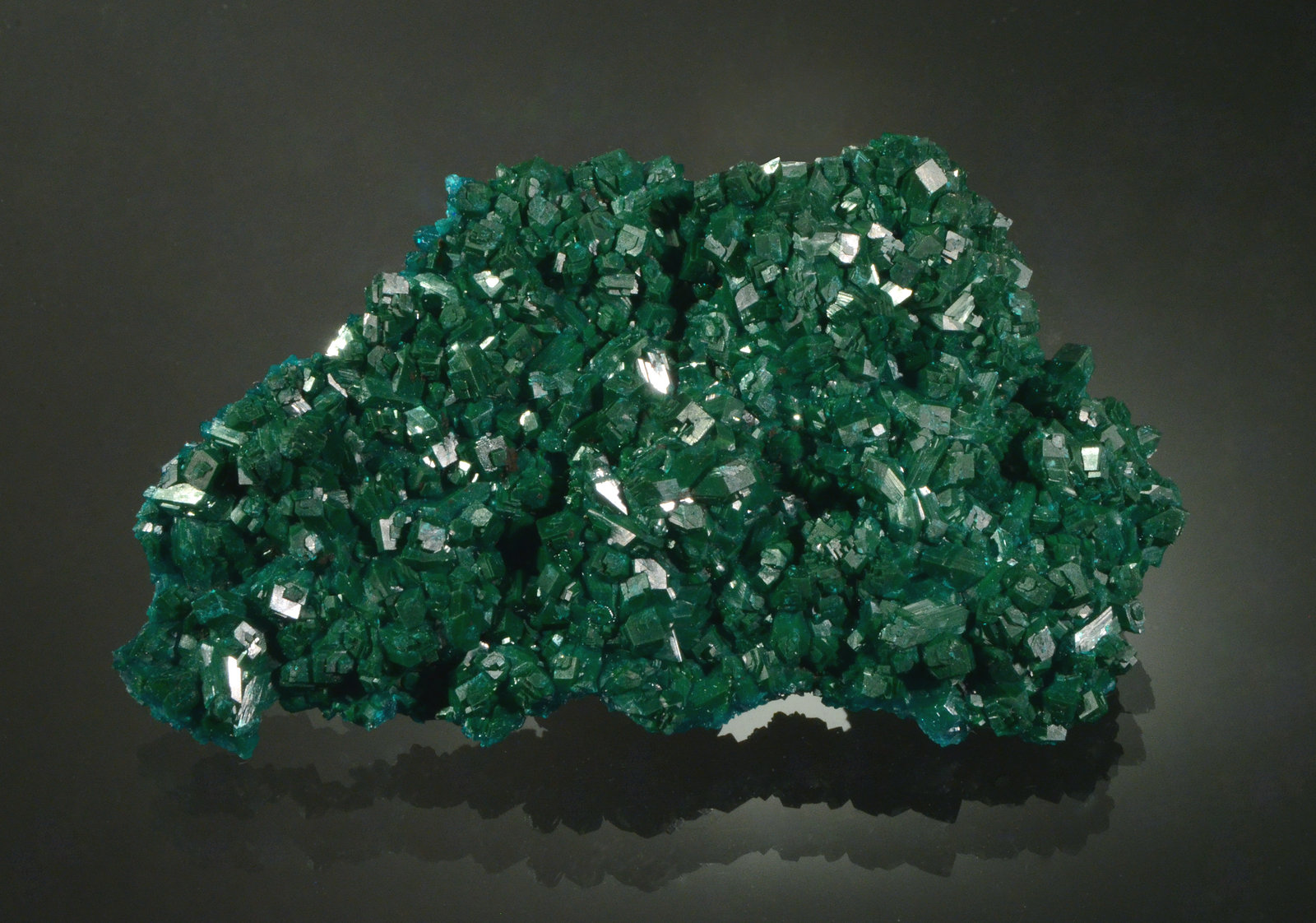 Dioptase
7.5 x 4.5 x 1.4 cm
(Autor: Michael Shaw)