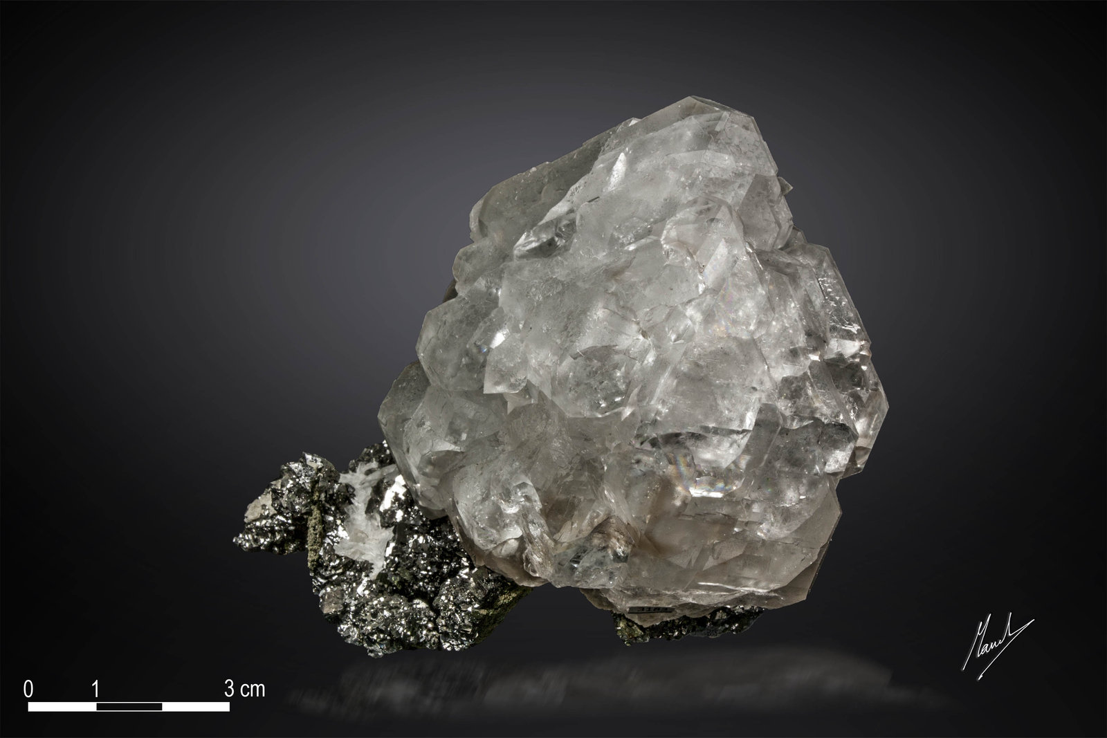 Fluorite on Löllingite
95 x 65 mm
(Autor: Manuel Mesa)