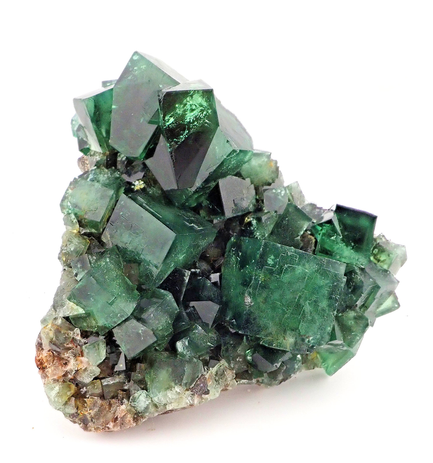 Fluorite
89 mm x 79 mm. Largest crystal: 21 mm on edge. Mass: 342 g.
(Autor: Carles Millan)