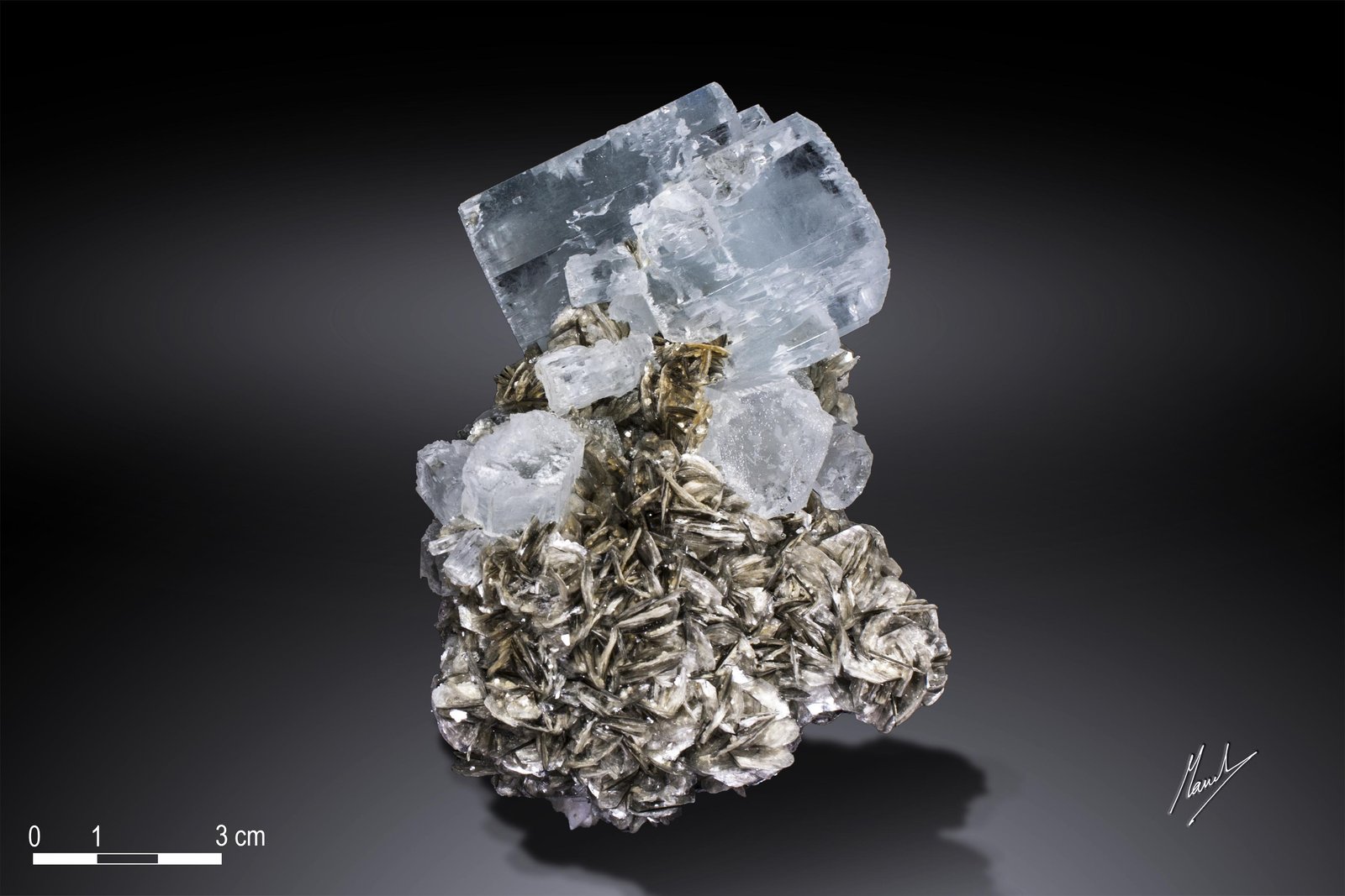Beryl (variety aquamarine)
118 x 80 mm
(Autor: Manuel Mesa)