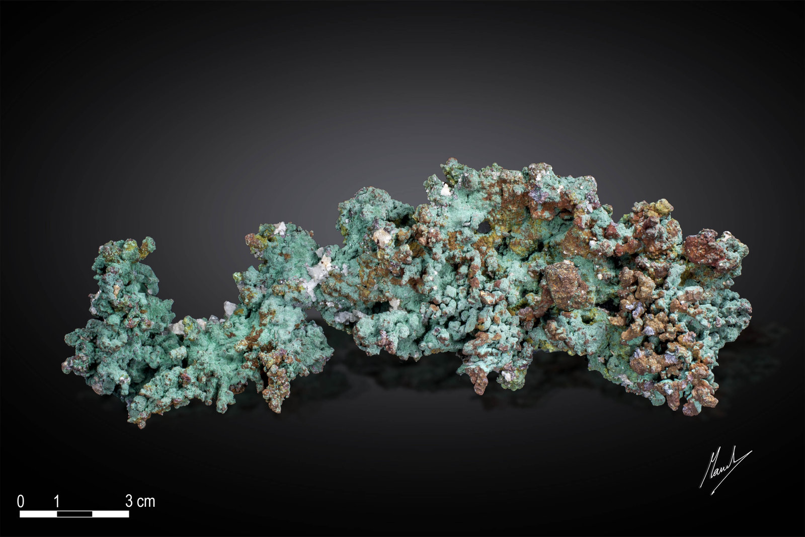 Copper and Malachite
190 X 70 mm
(Autor: Manuel Mesa)