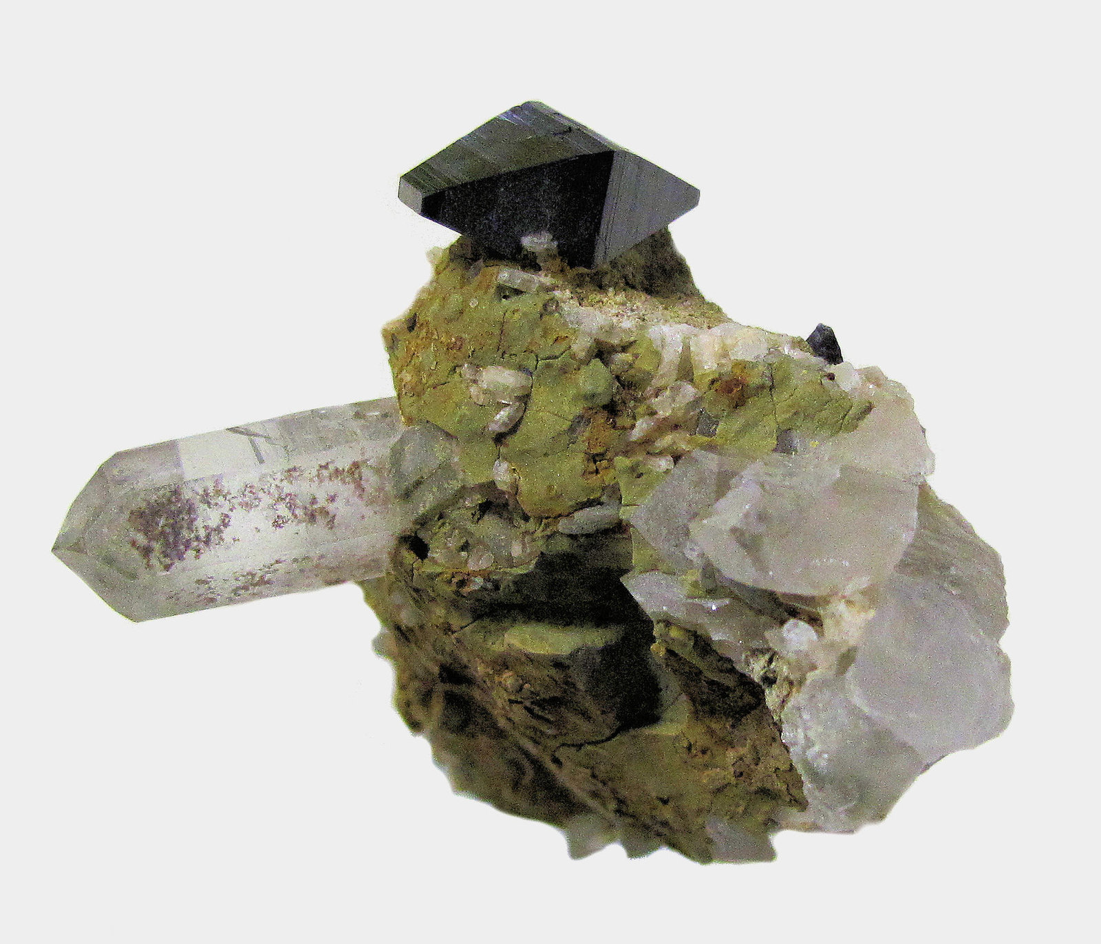 Anatase, Quartz
43 mm x 35 mm. Anatase:13,5 mm. Quartz: 17 mm. Mass (weight): 27 g
(Autor: Carles Millan)