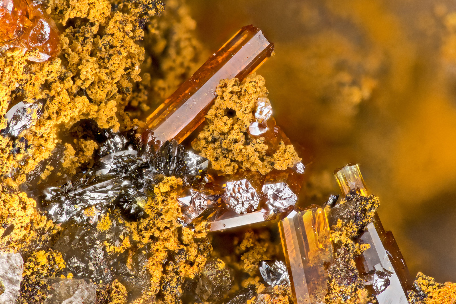 Mottramite, Vanadinite
FOV = 3.2 mm
(Autor: Doug)