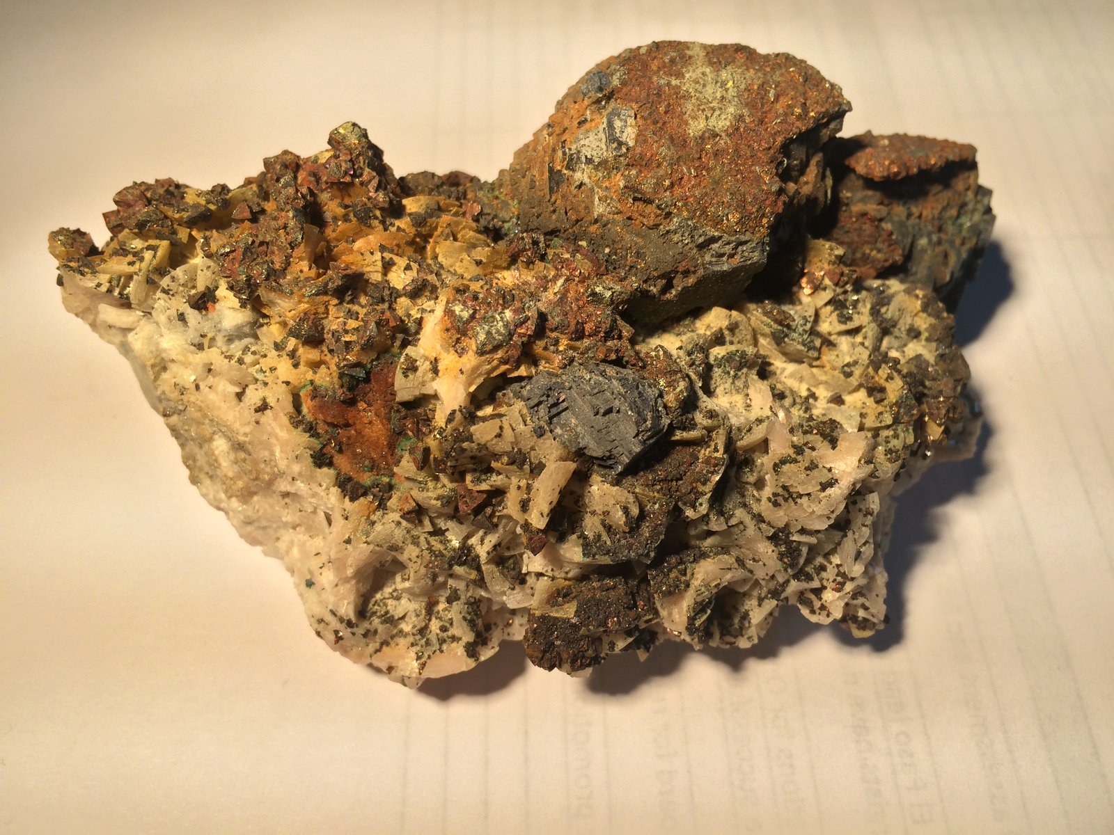 Galena, Chalcopyrite, Dolomite
100 mm X 55 mm X 40 mm
(Autor: Robert Seitz)