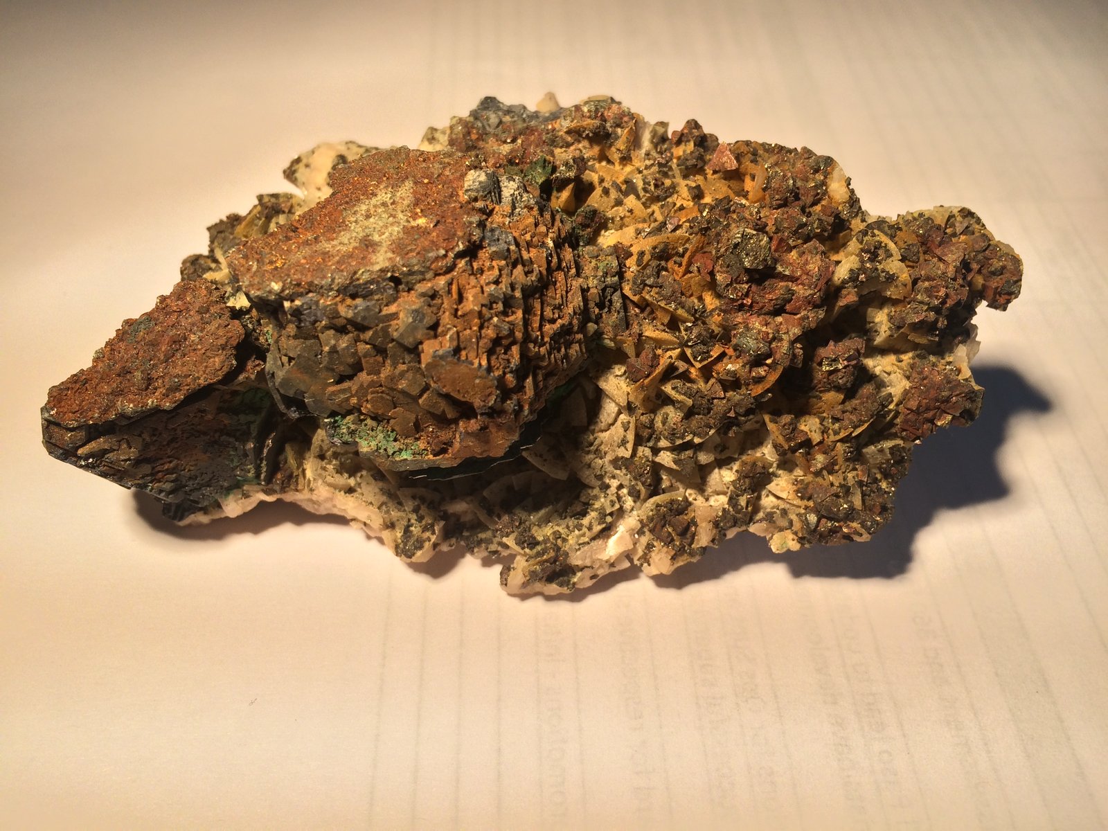 Galena, Chalcopyrite, Dolomite
100 mm X 55 mm X 40 mm
(Autor: Robert Seitz)