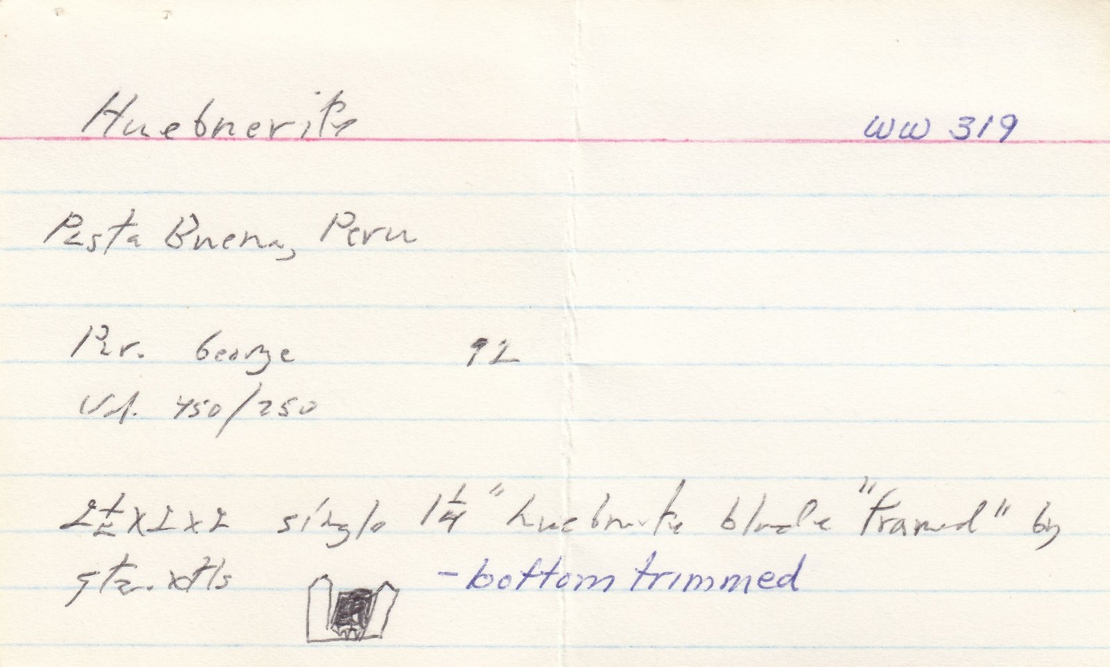 _Original handwritten record from James & Dawn Minette
(Autor: Carles Millan)