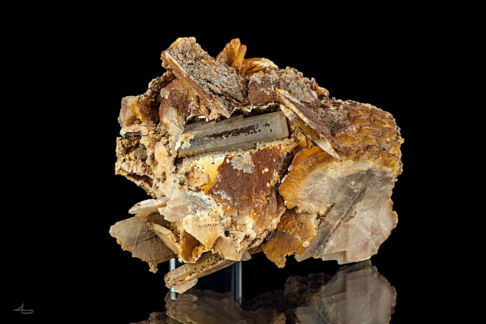 Baryte, Hemimorphite
8,5 x 6,0 x 6,0 cm
(Autor: Niels Brouwer)