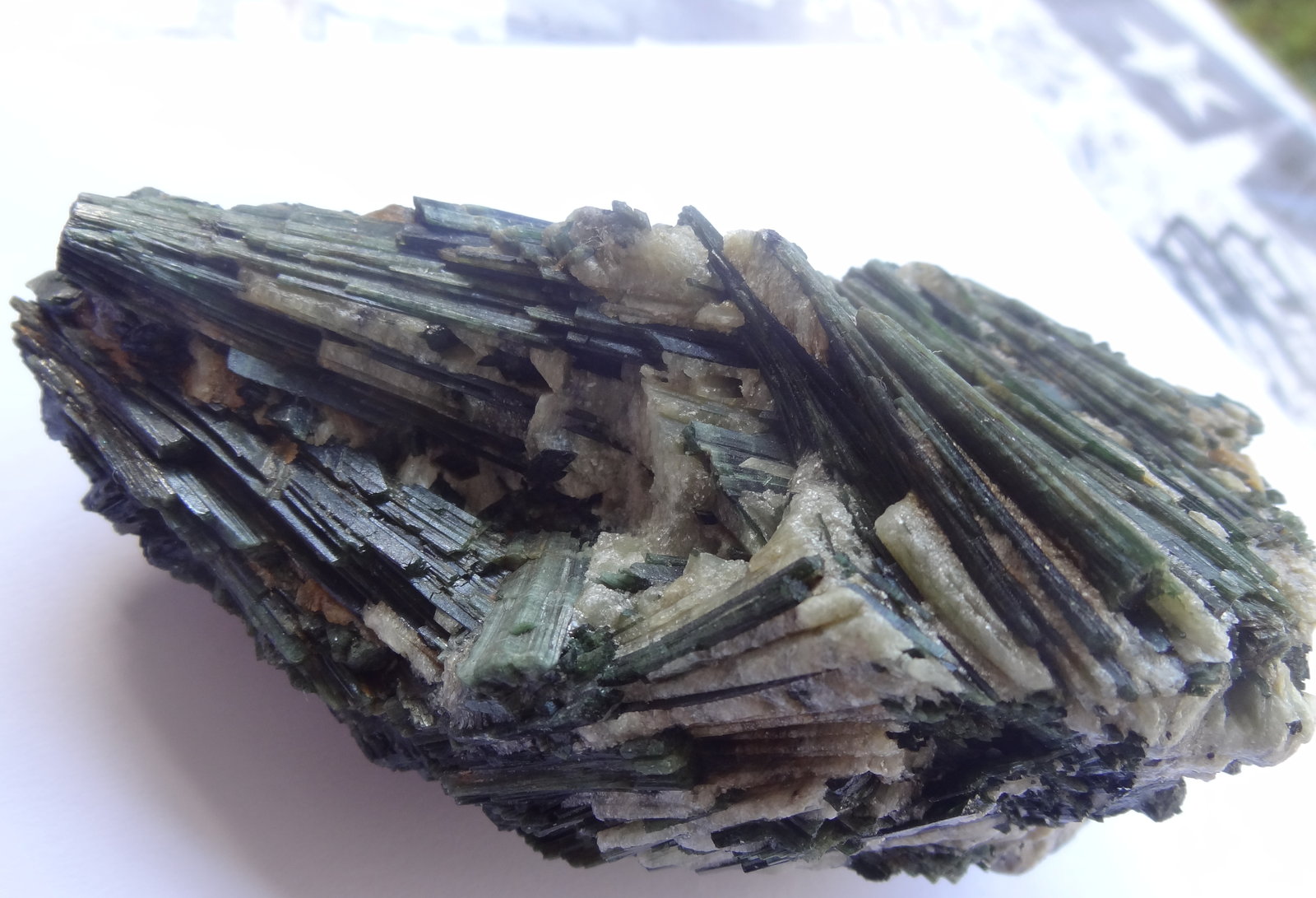 Actinolite.
10 x 6,3 x 5,4cm
(Autor: Dave van Bladel)