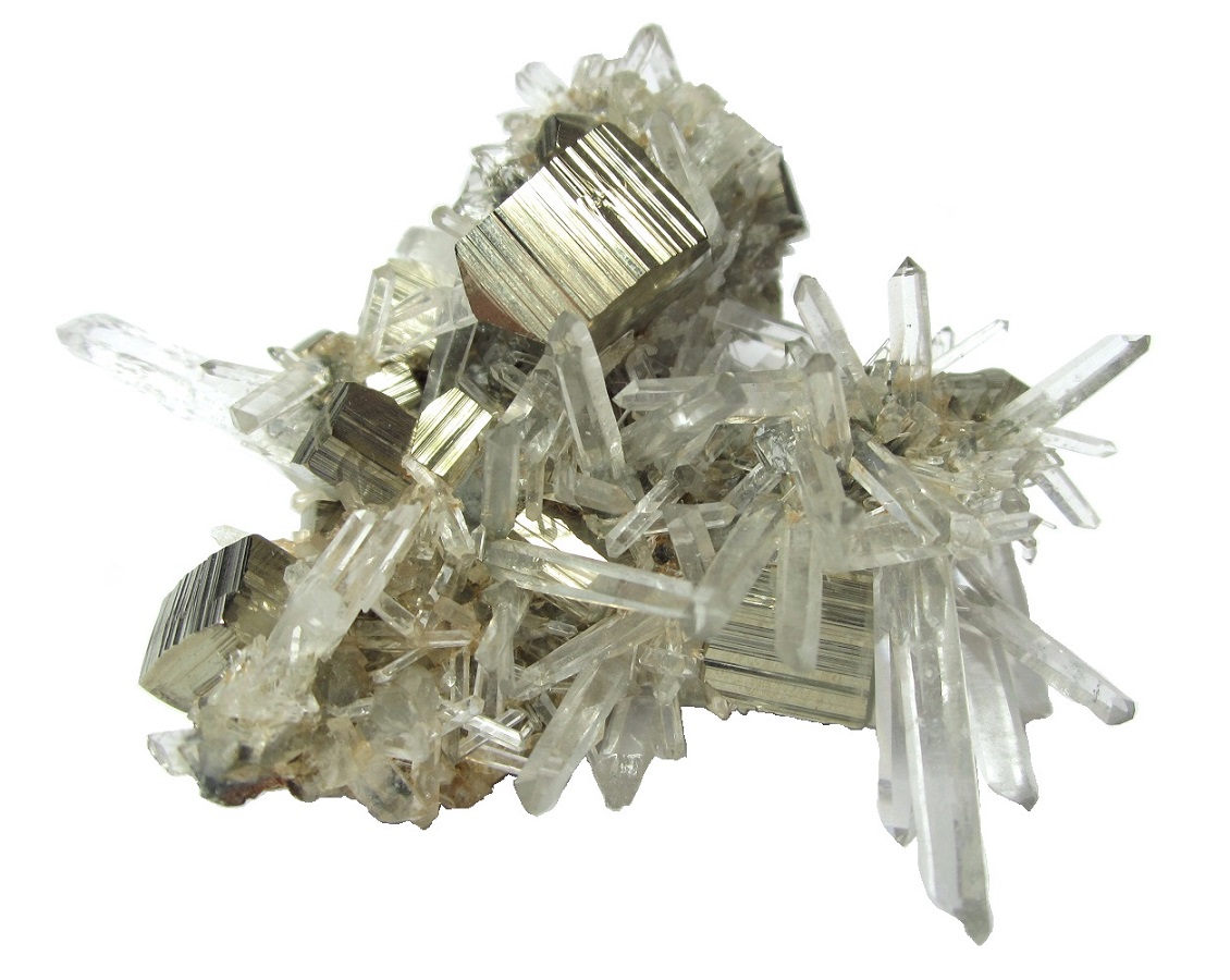 Pyrite, quartz
Specimen 6,5 cm
(Autor: Tobi)