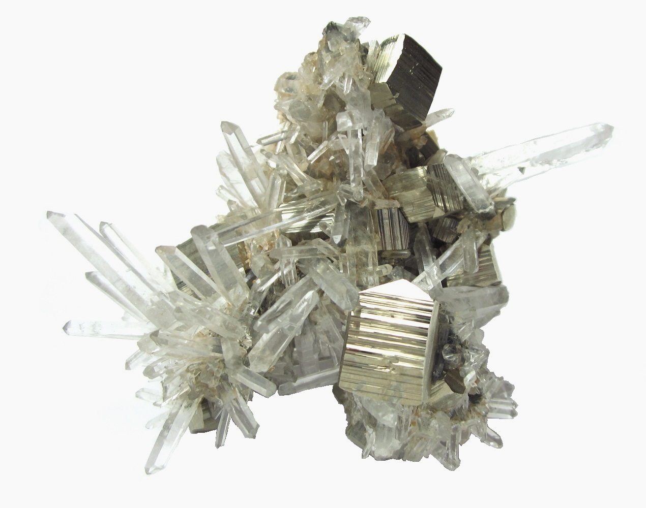 Pyrite, quartz
Specimen 6,5 cm
(Autor: Tobi)