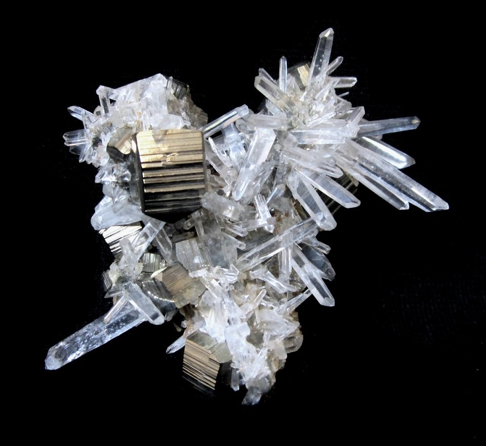 Pyrite, Quartz
Specimen size 6,5 cm
(Autor: Tobi)