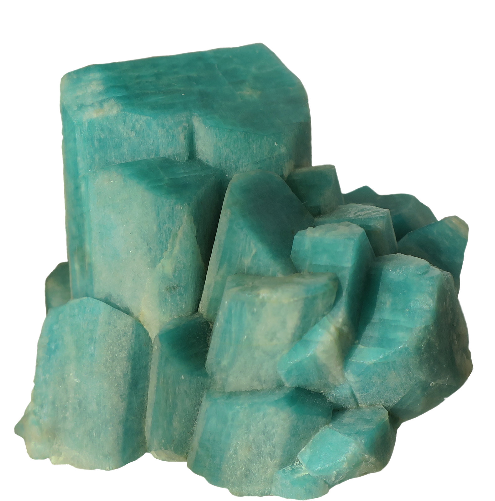 Microcline (var. amazonite)
5.3 x 4.5 x 5.3 cm
(Autor: JMiguelE)