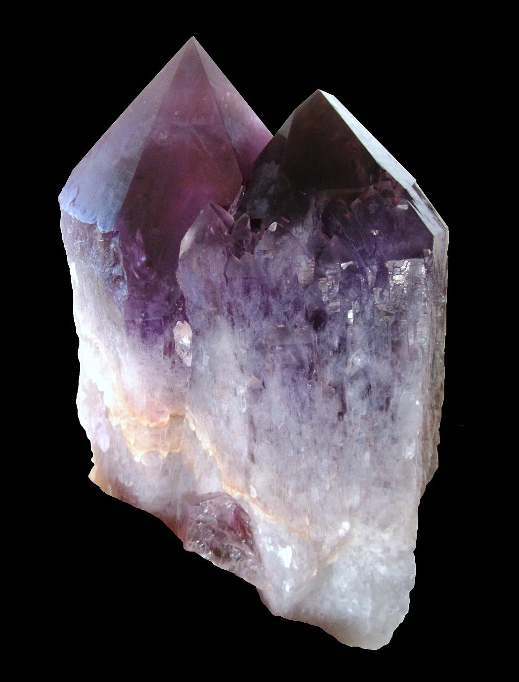 Quartz (variety amethyst)
Specimen height 17 cm
(Autor: Tobi)