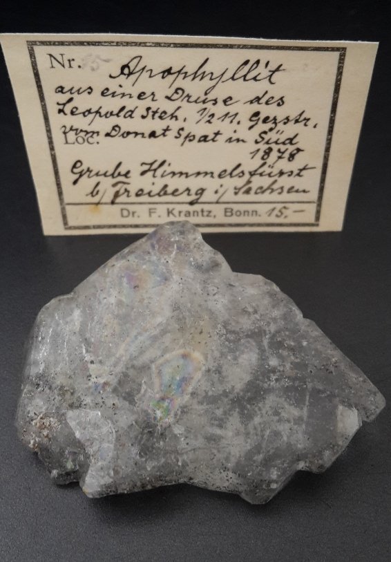 Fluorapophyllite-(K)
4,5 cm crystal floater
(Autor: Andreas Gerstenberg)