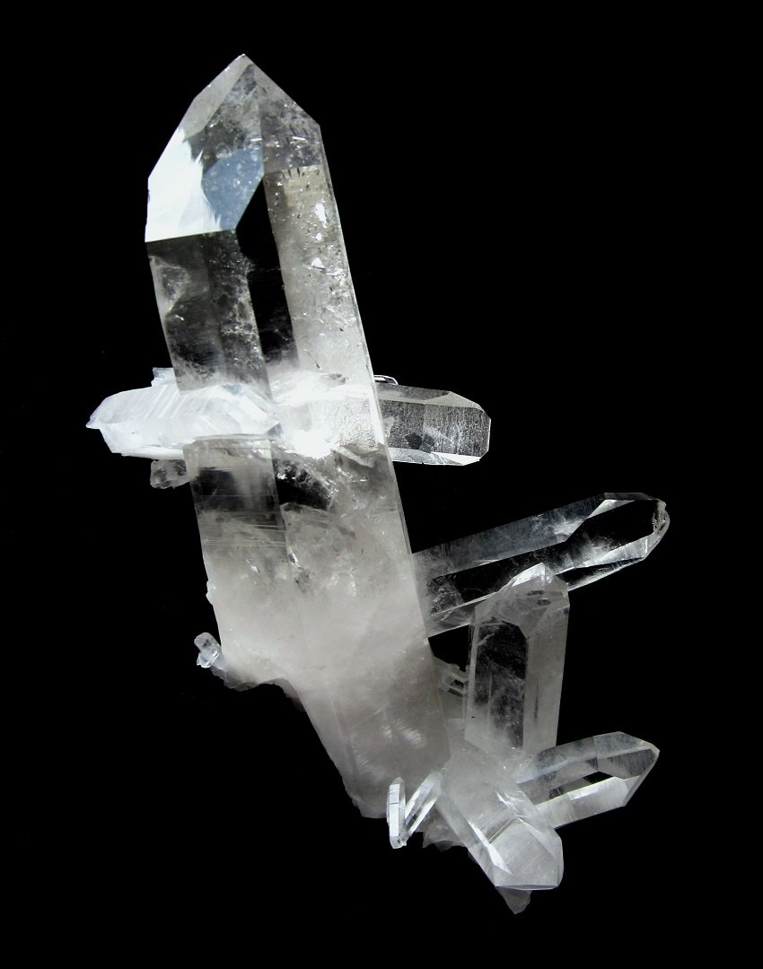 Quartz (var. Rock Crystal)
Specimen height 20,5 cm
(Autor: Tobi)