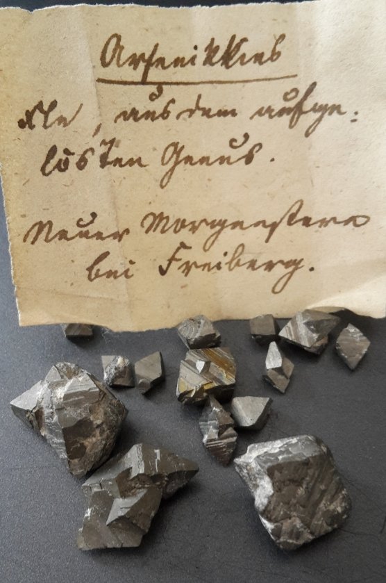 Arsenopyrite
Crystals up to 2 cm
(Autor: Andreas Gerstenberg)