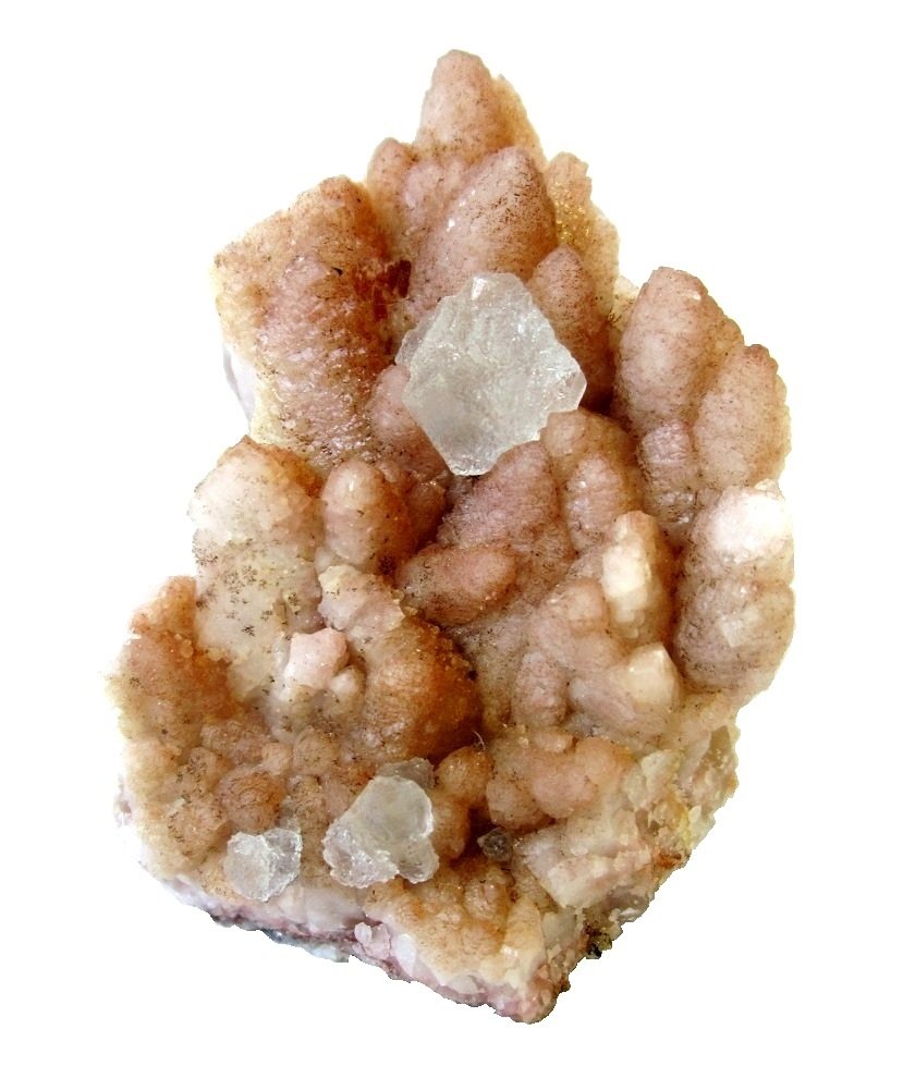 Fluorite on Calcite
Specimen height 5 cm, largest fluorite 1 cm
(Autor: Tobi)