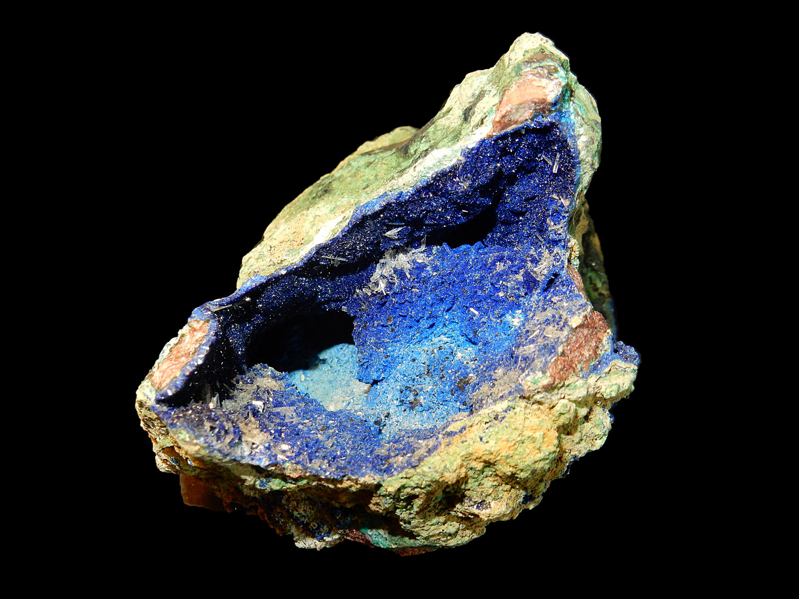 Azurite and Malachite
90 x 70 x 70 mm
(Autor: Dany Mabillard)