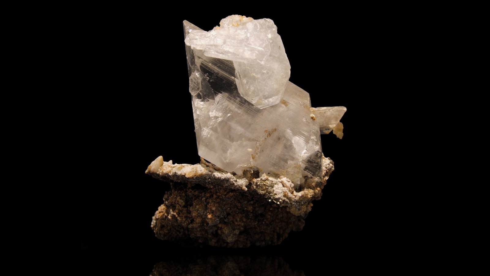 Baryte on Gypsum
mm.100x60x55
(Autor: Diego Pucci)
