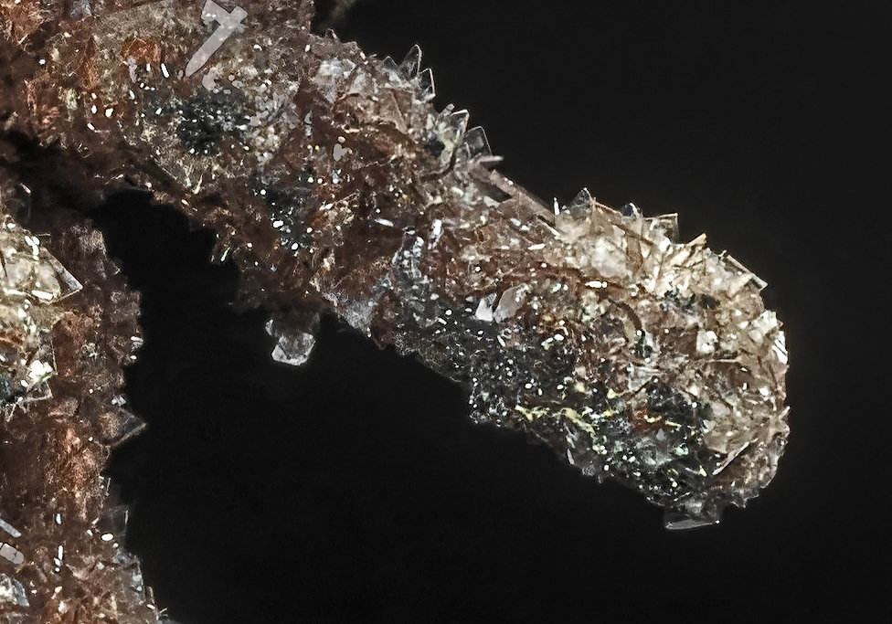 Barite, Stibnite
(Autor: am mizunaka)