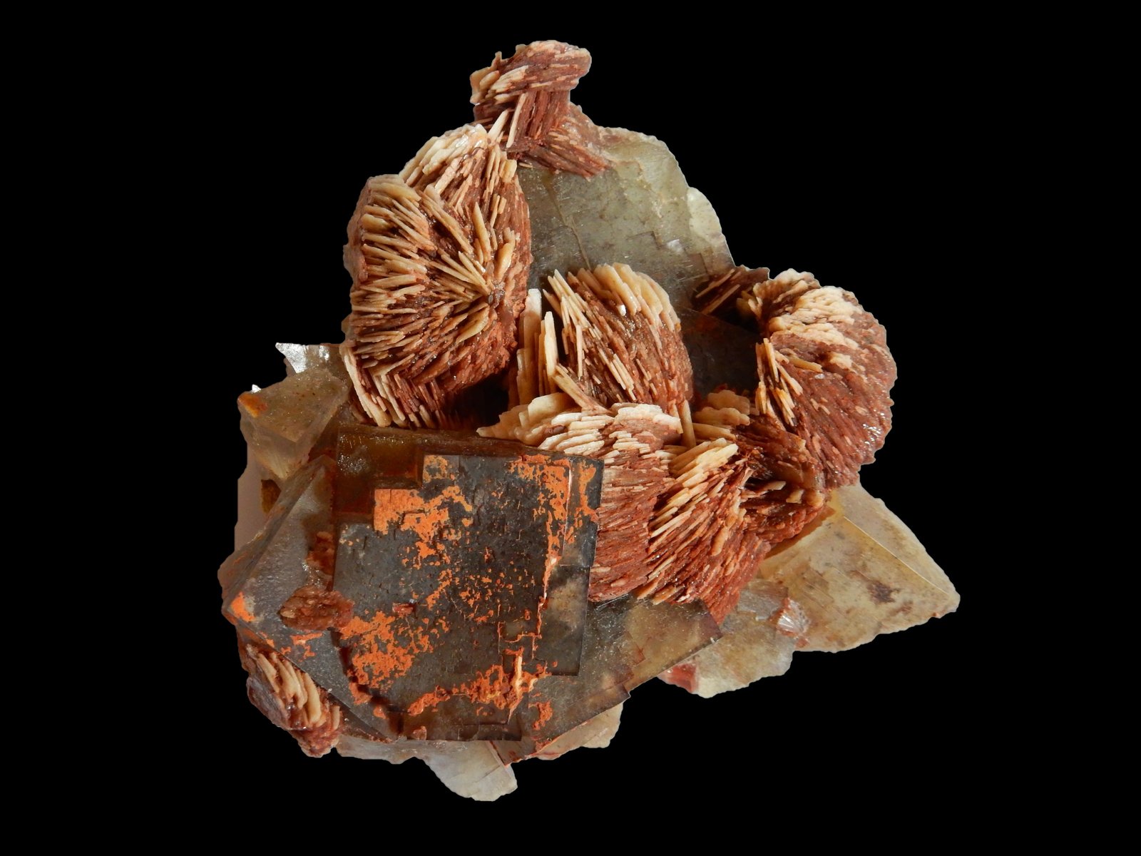 Fluorite and Baryte
110 mm x 120 mm x 75 mm
(Autor: Dany Mabillard)