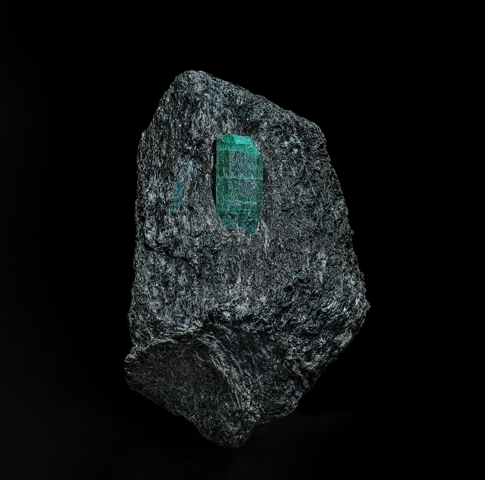 Beryl (variety emerald)
9.0 x 5.5 cm
(Autor: am mizunaka)