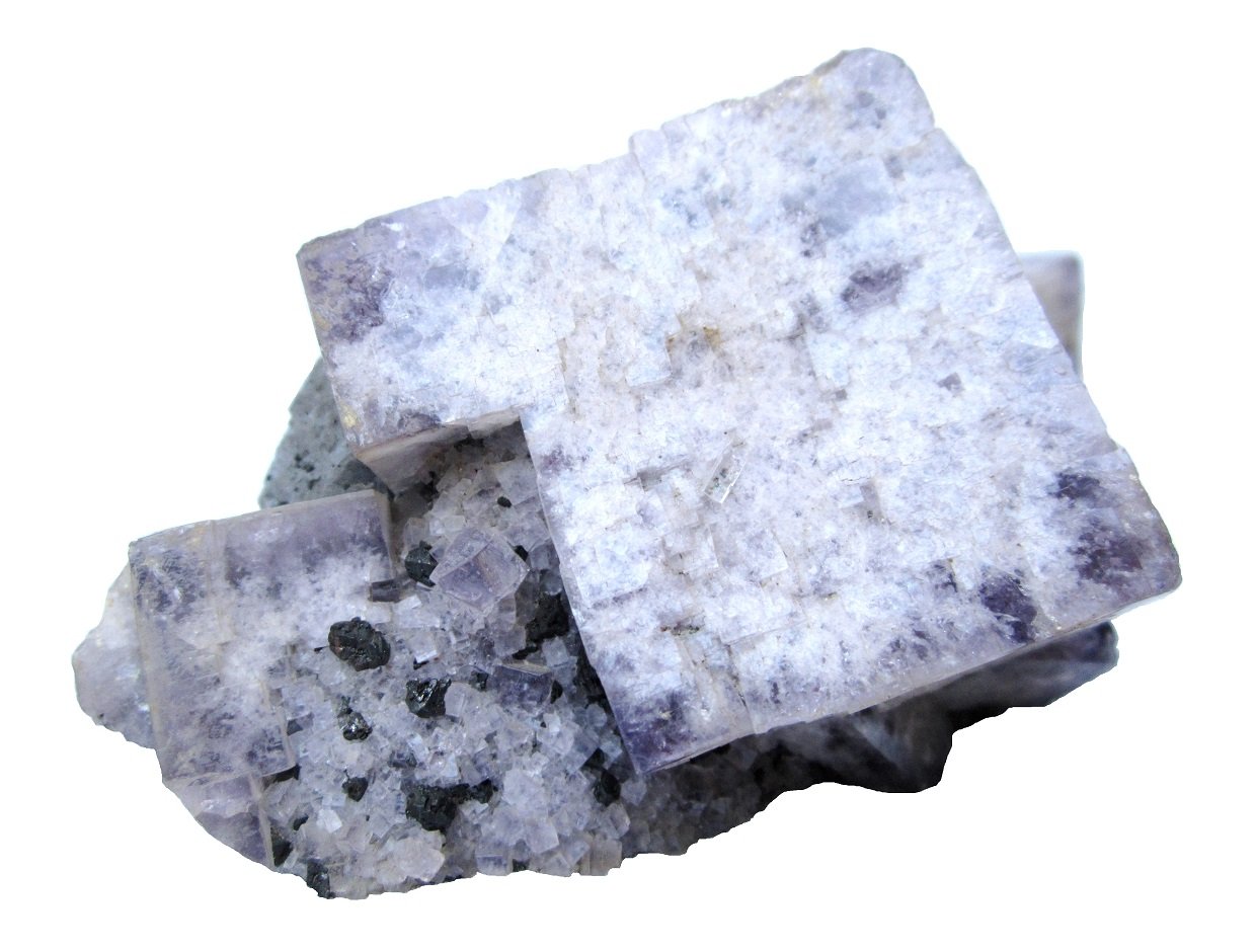 Fluorite, Galena, Chalcopyrite
Specimen size 11,5 cm, main fluorite crystal 5 cm
(Autor: Tobi)
