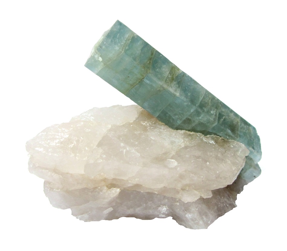 Aquamarine, quartz
Spezimen size  8,5 cm, aquamarine 8 cm
(Autor: Tobi)