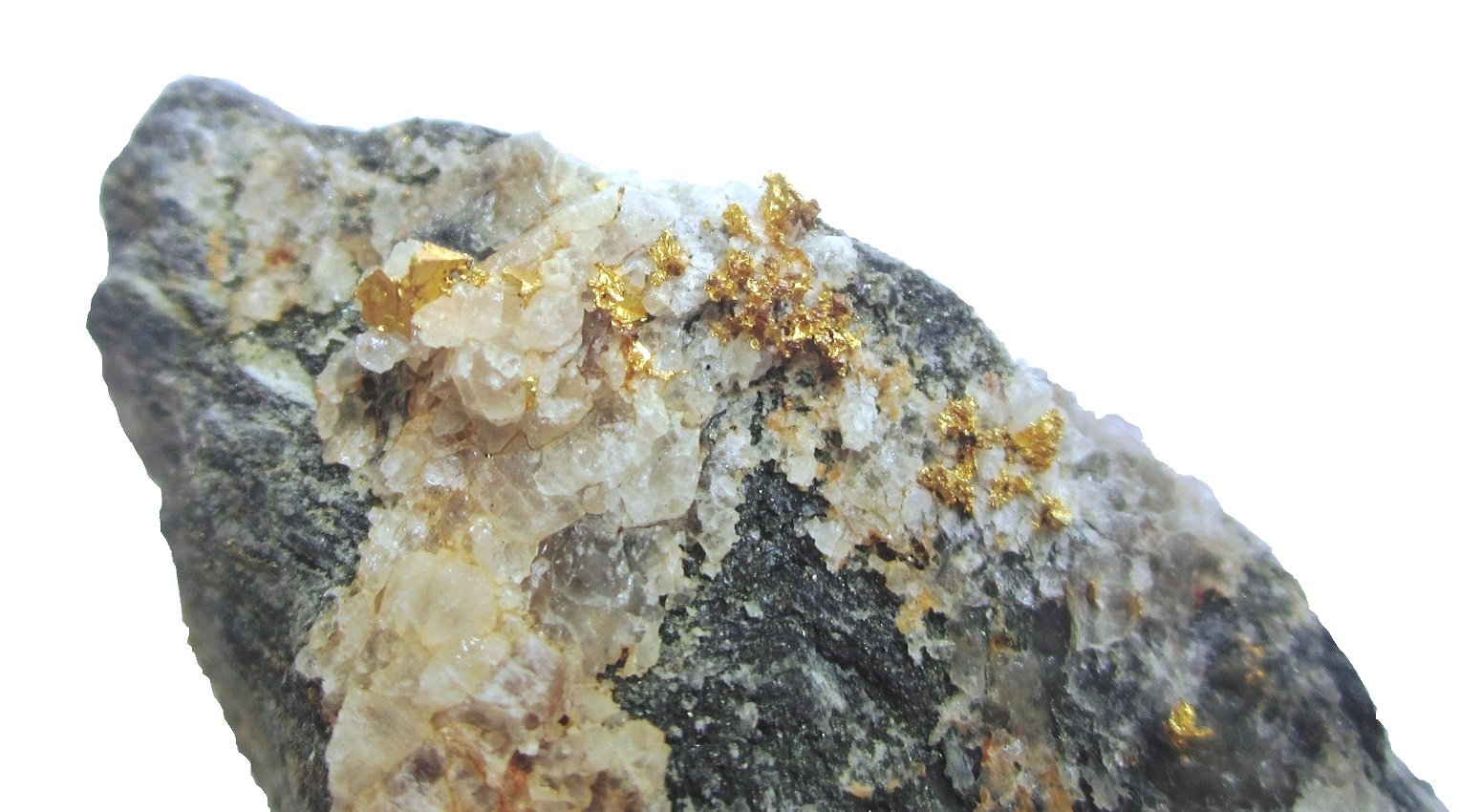 Gold, quartz
FOV 4 cm
(Autor: Tobi)