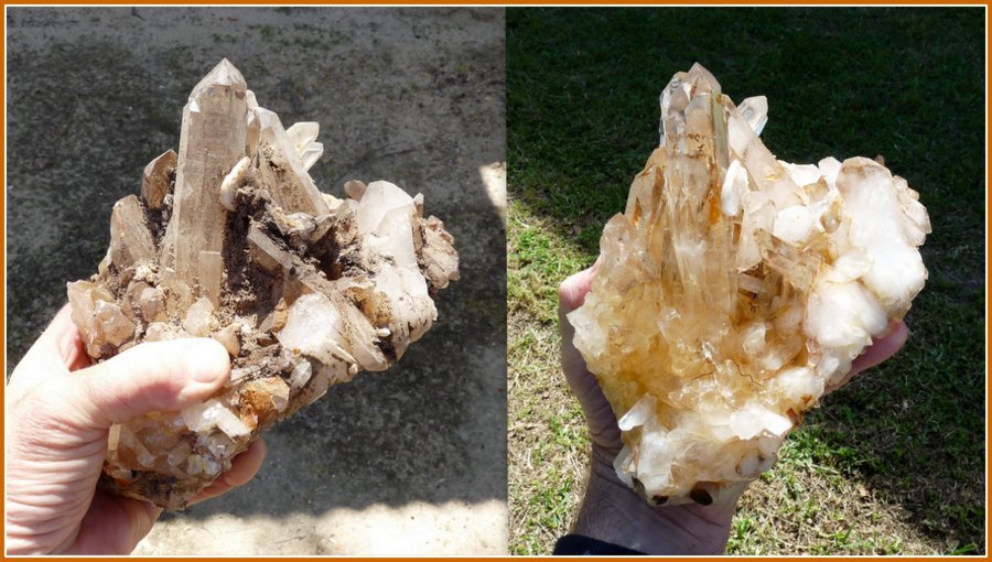 Quartz
Hand for size.
(Autor: Pierre Joubert)