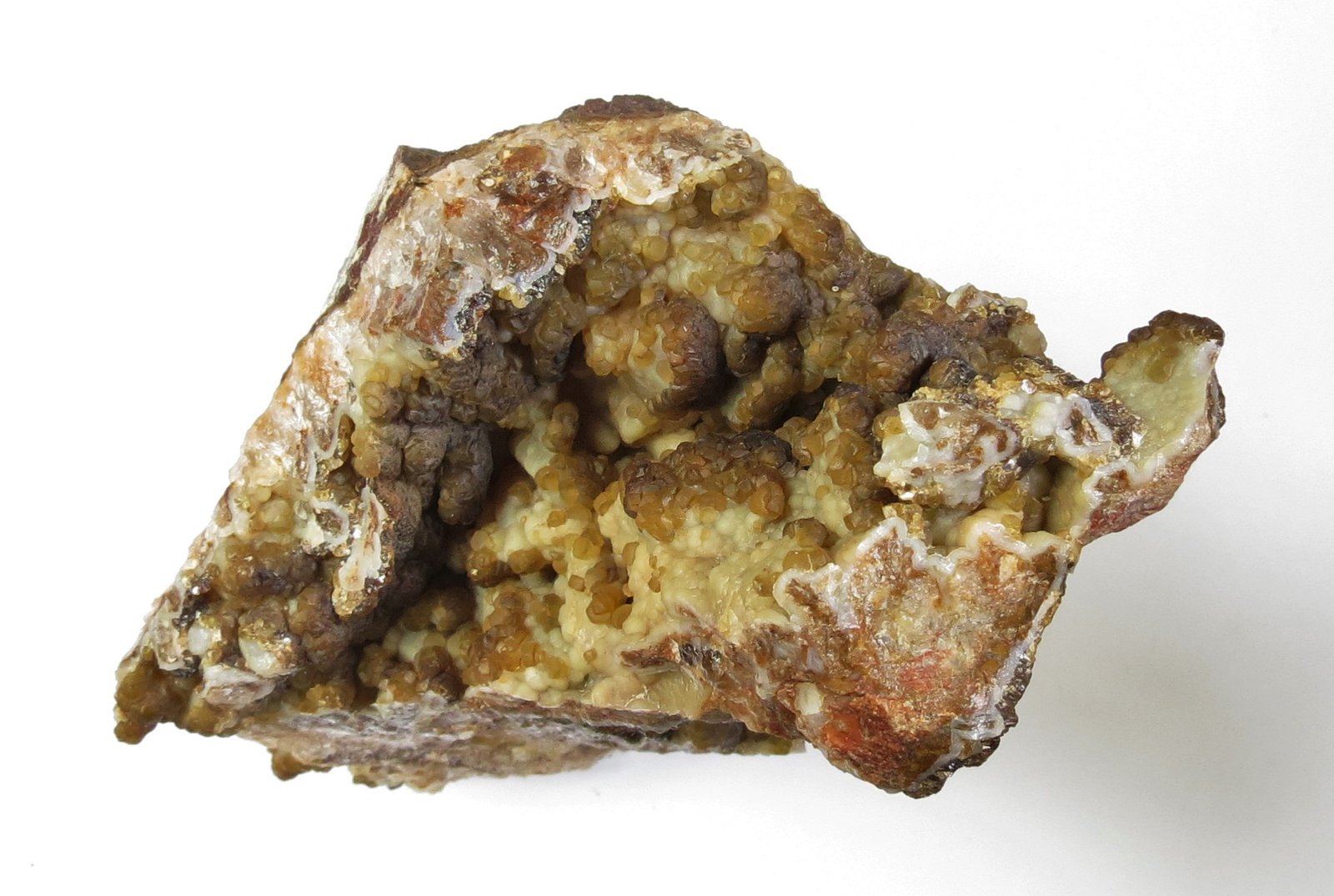 Siderite on Quartz (variety chalcedony)
6x5 cm
(Autor: markbeckett)