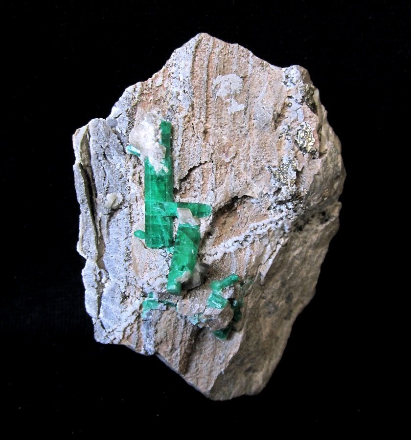 Beryl (variety emerald)
Specimen size 7 cm
(Autor: Tobi)