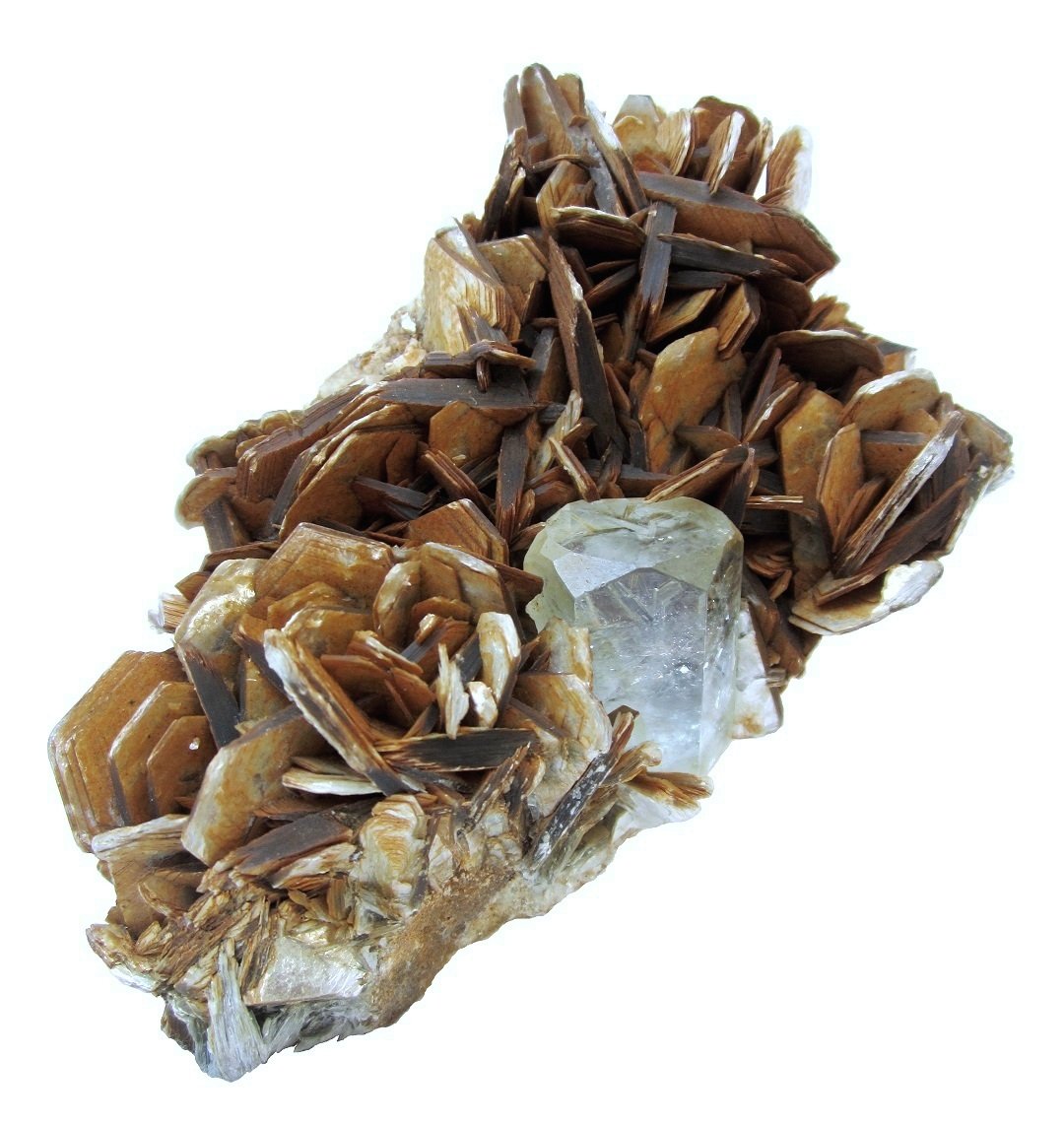 Muscovite, Aquamarine
Specimen size 13 cm, beryl crystal 2,5 x 3 cm, largest muscovite 2,5 cm
(Autor: Tobi)
