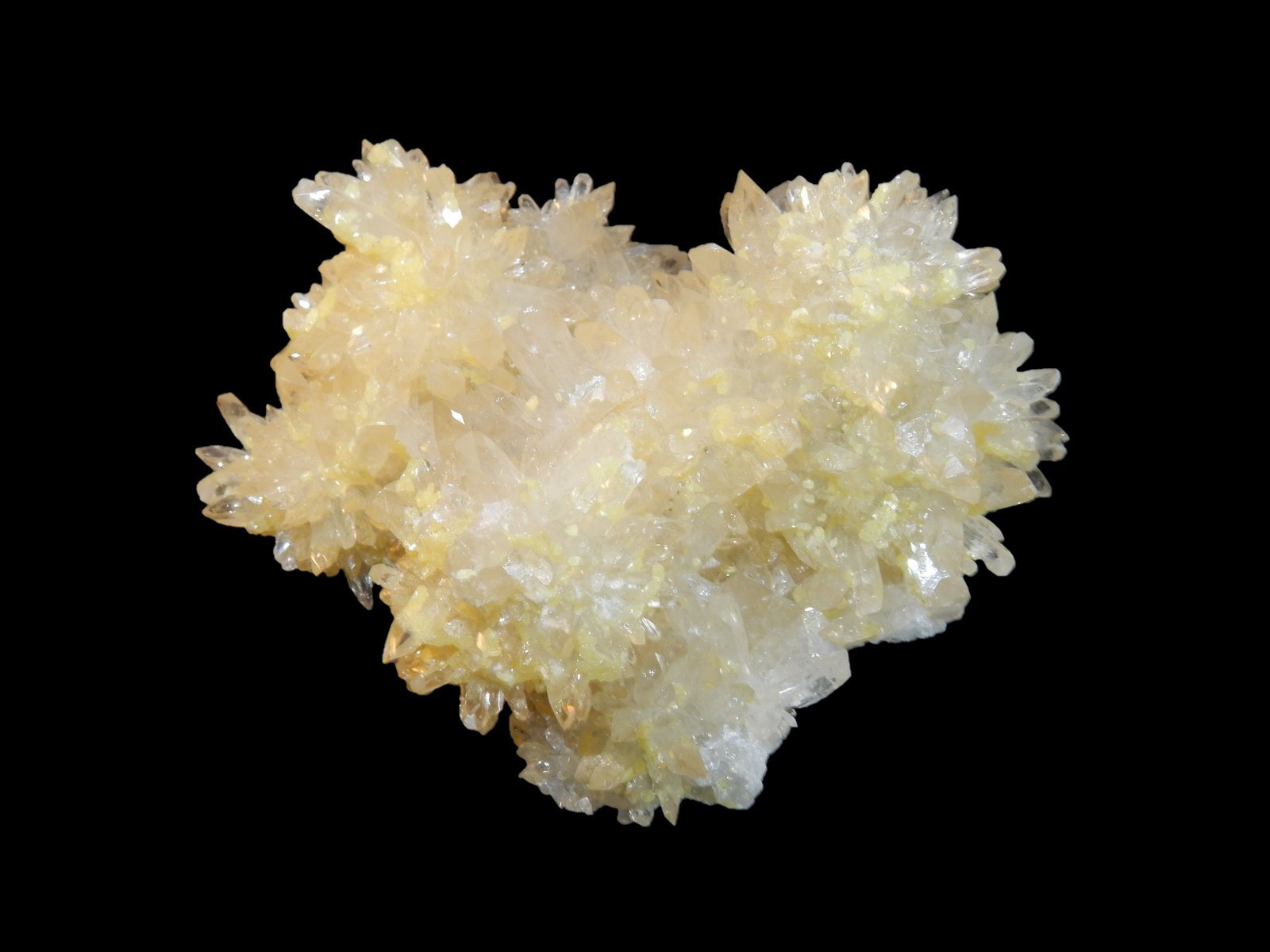 Celestine and Sulphur
70x50x30 mm
(Autor: Dany Mabillard)