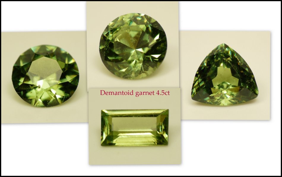 Andradite variety demantoid (Garnet Group)
4.5 ct
(Autor: Pierre Joubert)