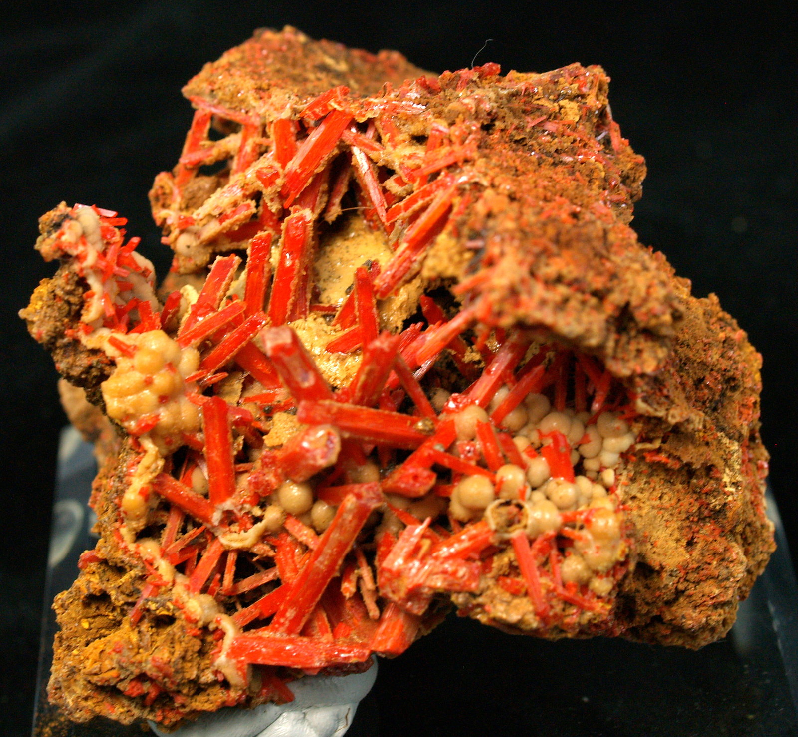 Crocoite with Dundasite
7cmx5cmx5cm
(Autor: Joseph DOliveira)