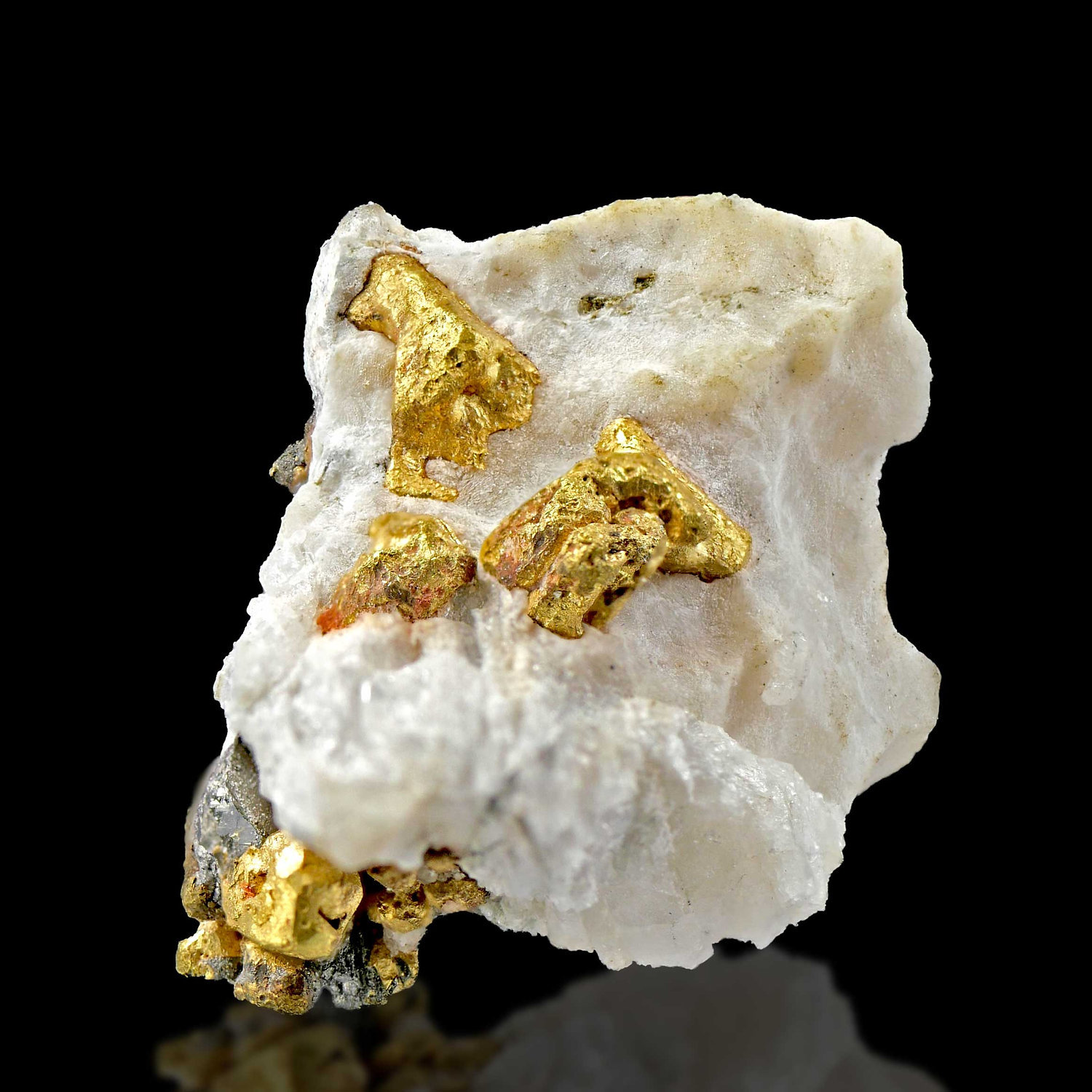 Gold, quartz, arsenopyrite
Specimen size 2,5 x 2 cm
(Autor: Tobi)