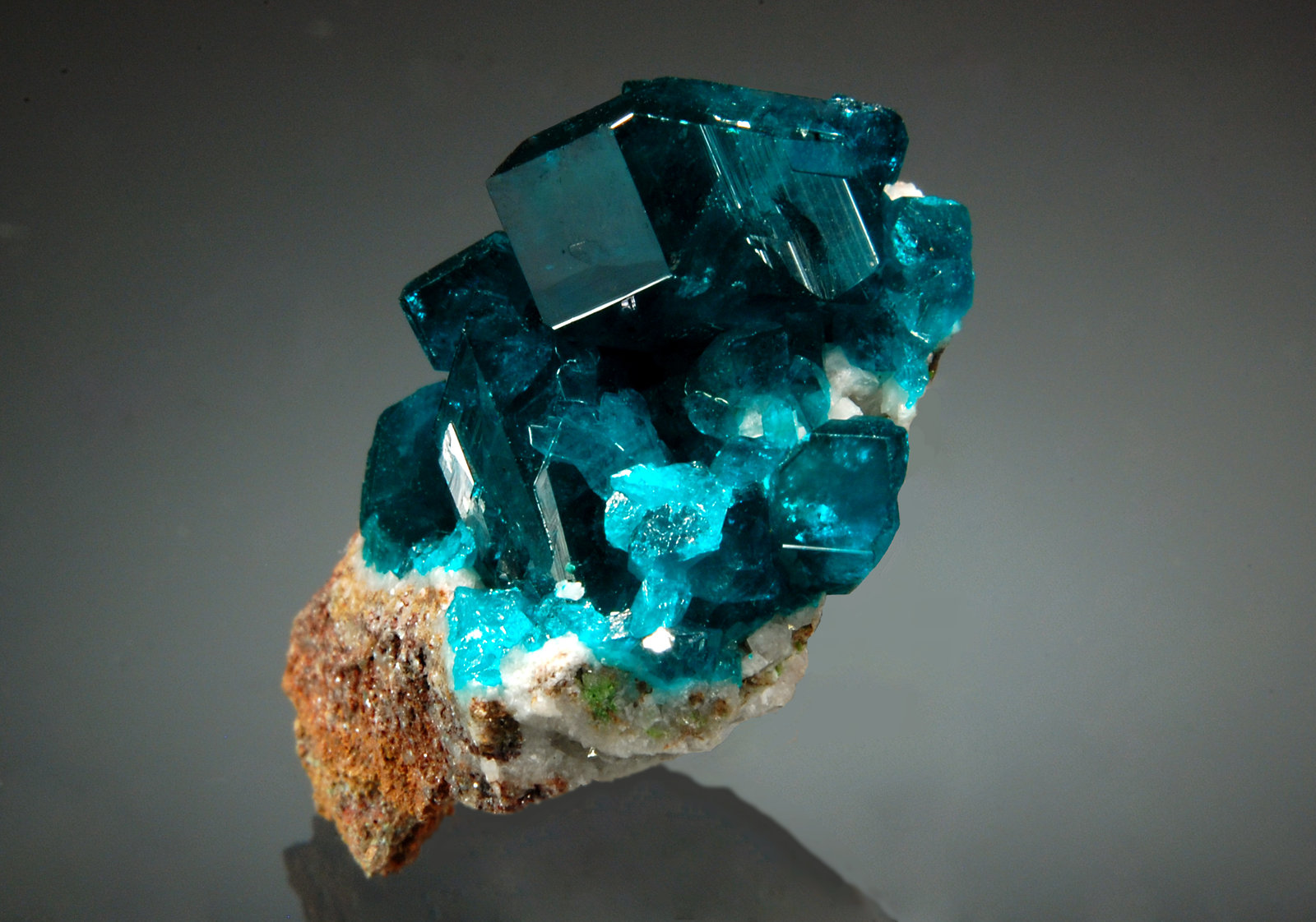 Dioptase
1.6 x 2.5 cm
(Autor: Michael Shaw)