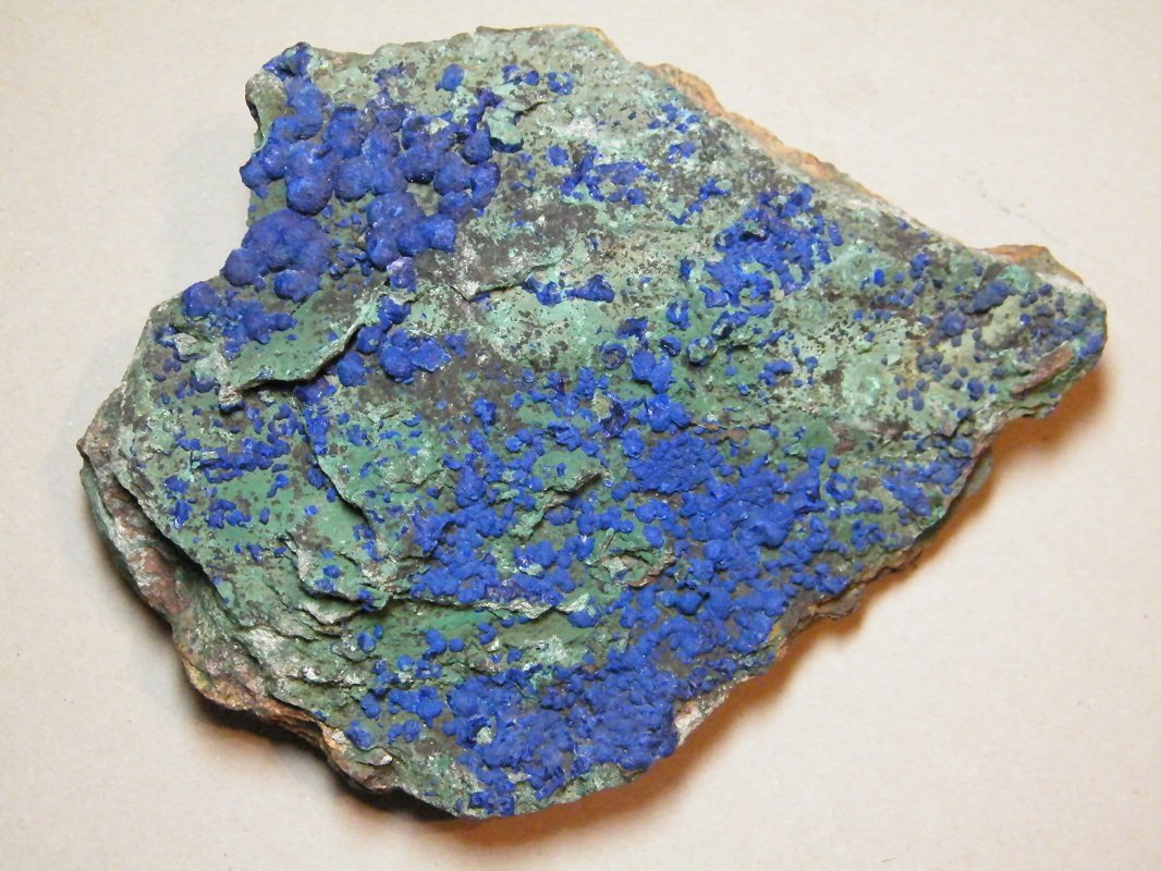 Azurite and Malachite
210mm x 165mm x 55mm
(Autor: Heimo Hellwig)